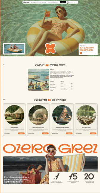 Полная мобильная страница Ozero Grez